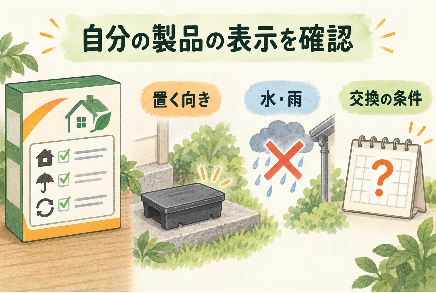 アリ用置き餌の表示照合を説明する図解
