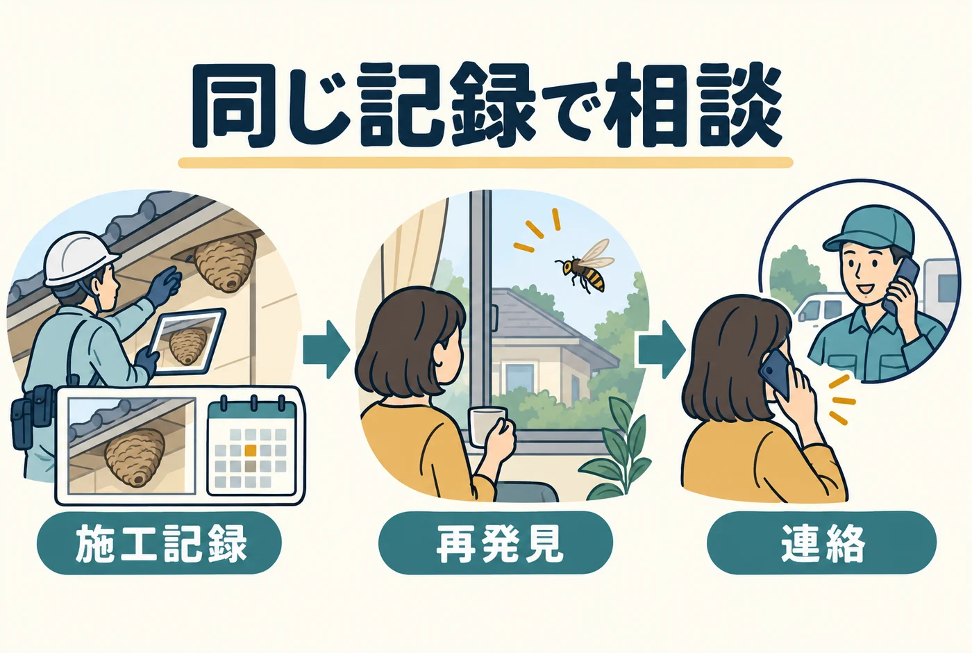 施工記録と再発見の情報をつなぐ
